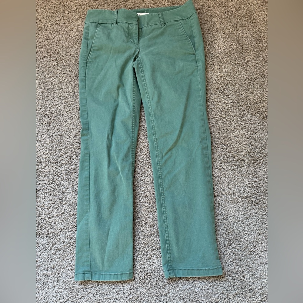LOFT army green dress pants